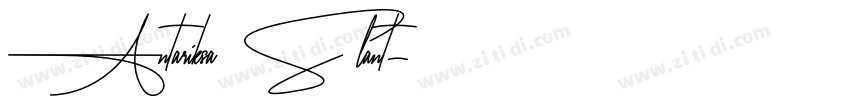 Antariksa Slant字体转换